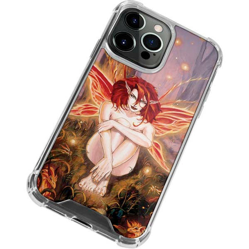 Ember Fire Fairy by Ruth Thompson iPhone 15 Pro Clear Case