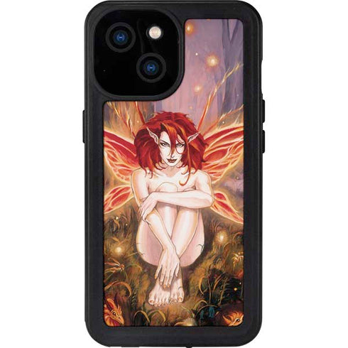 Ember Fire Fairy by Ruth Thompson iPhone 15 Waterproof Case