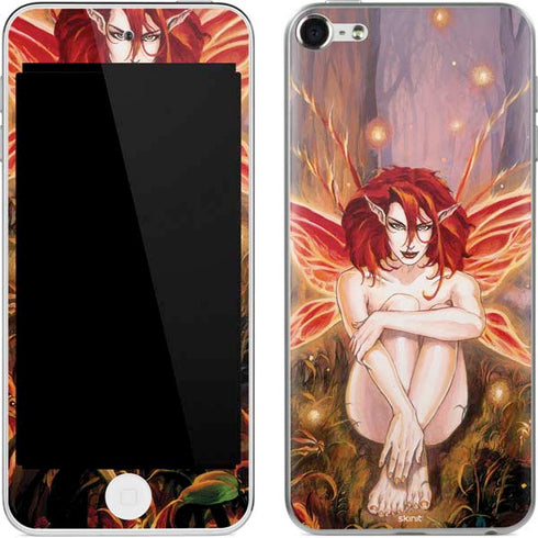 Ruth Thompson Ember Fire Fairy Apple iPod Skin