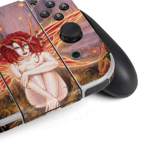 Ruth Thompson Ember Fire Fairy Nintendo Switch OLED (2021) Skin