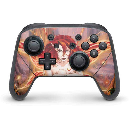 Ruth Thompson Ember Fire Fairy Nintendo Switch Pro Controller Skin