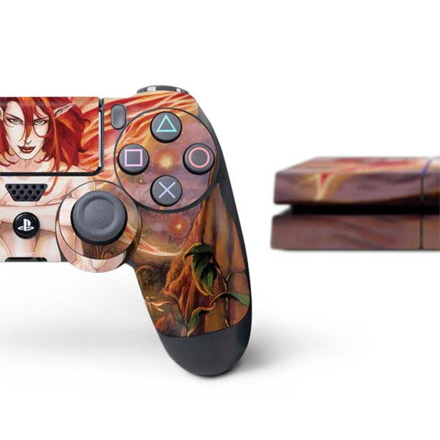 Ruth Thompson Ember Fire Fairy PS4 Console and Controller Bundle Skin