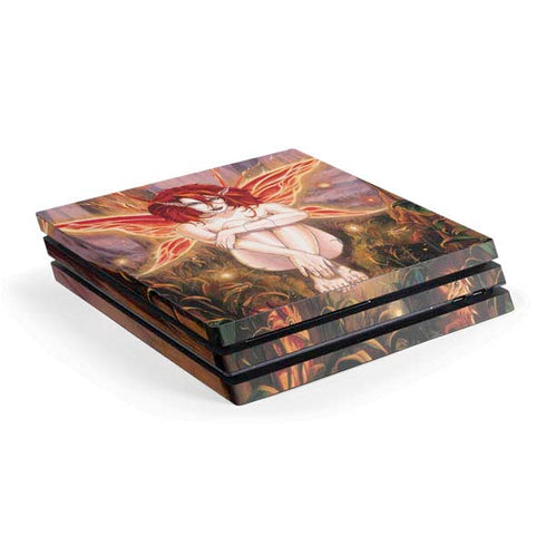 Ruth Thompson Ember Fire Fairy PS4 Pro Console Skin