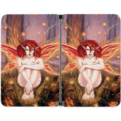 Ruth Thompson Ember Fire Fairy Surface Duo Skin