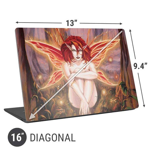 Ruth Thompson Ember Fire Fairy Universal Laptop 16in (13 x 9.4in) Skin