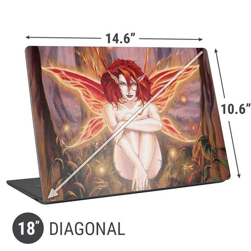 Ruth Thompson Ember Fire Fairy Universal Laptop 18in (14.6 x 10.6in) Skin