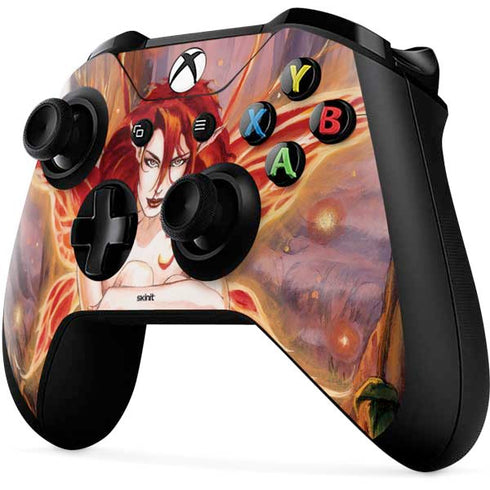 Ruth Thompson Ember Fire Fairy Xbox One X Controller Skin