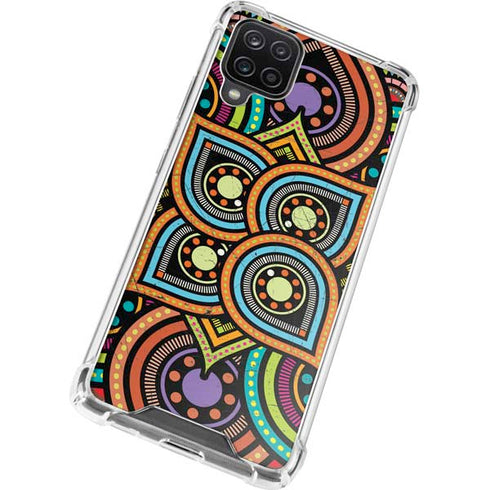 Emergence Colored Galaxy A12 Clear Case