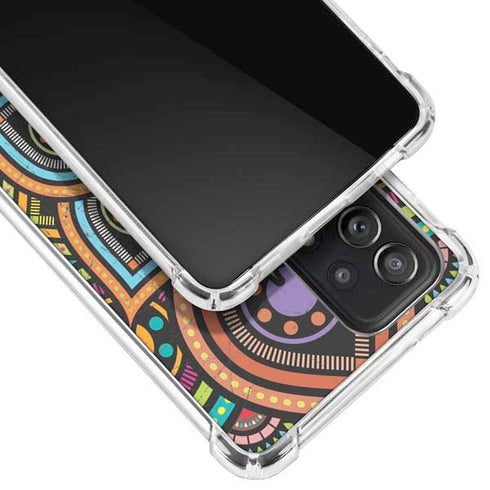 Emergence Colored Galaxy A52 5G Clear Case