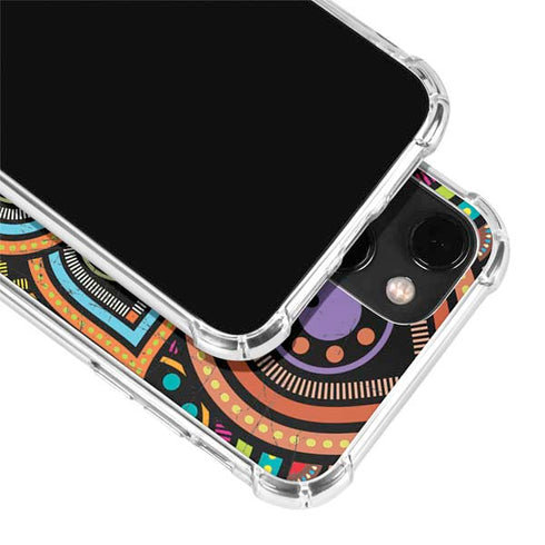 Emergence Colored iPhone 14 Plus Clear Case