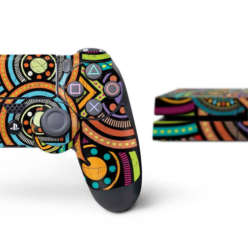 Emergence Colored PS4 Console and Controller Bundle Skin