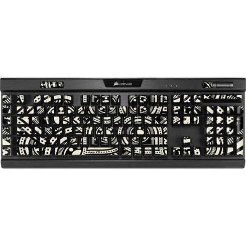 Emergence 70s Inspired K95 RGB PLATINUM Mechanical Gaming Keyboard Skin