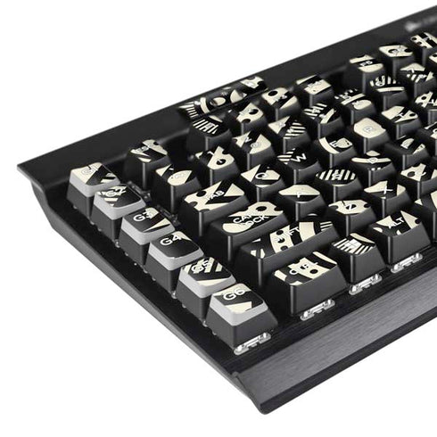 Emergence 70s Inspired K95 RGB PLATINUM Mechanical Gaming Keyboard Skin