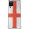 England Flag Distressed Galaxy A12 Clear Case