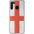 England Flag Distressed Galaxy A21 Clear Case