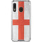 England Flag Distressed Galaxy A30 Clear Case