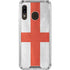 England Flag Distressed Galaxy A30 Clear Case