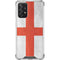 England Flag Distressed Galaxy A72 5G Clear Case