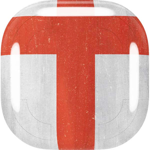 England Flag Distressed Galaxy Buds Live Skin