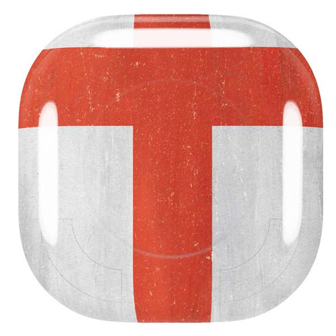 England Flag Distressed Galaxy Buds Live Skin