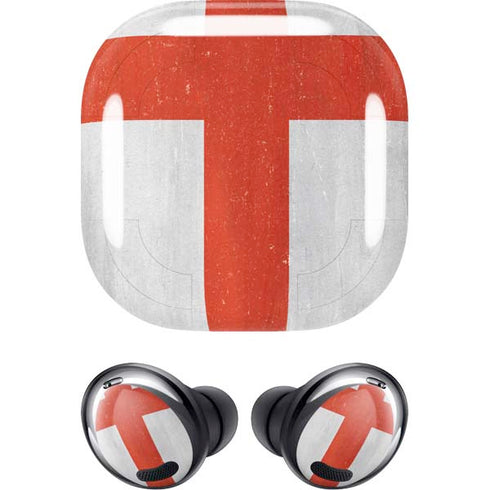 England Flag Distressed Galaxy Buds Pro Skin