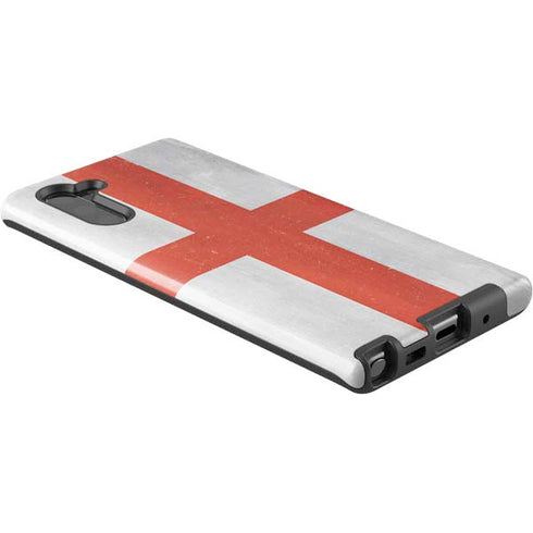 England Flag Distressed Galaxy Note 10 Pro Case