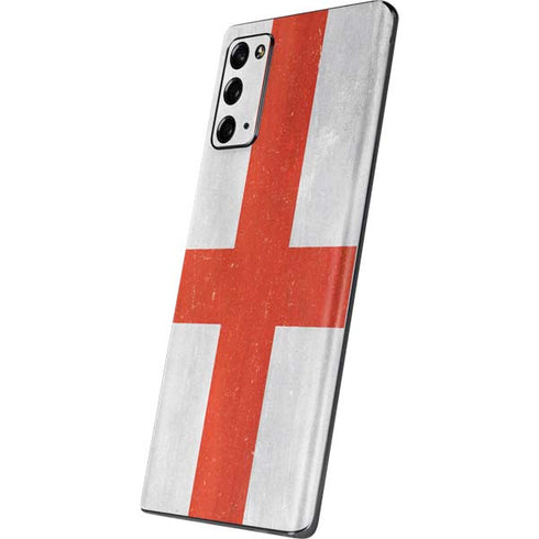 England Flag Distressed Galaxy Note20 5G Skin