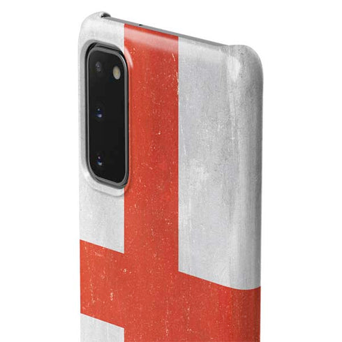 England Flag Distressed Galaxy S20 Lite Case