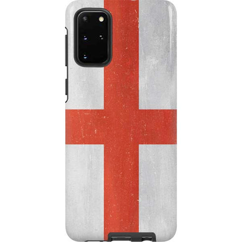 England Flag Distressed Galaxy S20 Plus Pro Case