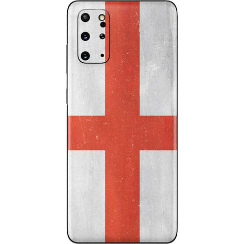 England Flag Distressed Galaxy S20 Plus Skin
