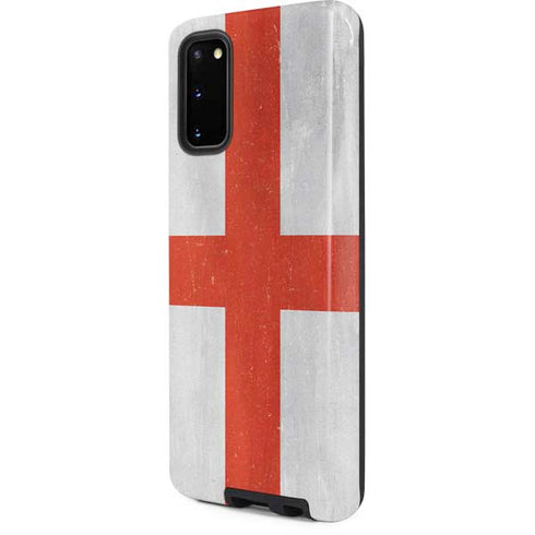 England Flag Distressed Galaxy S20 Pro Case
