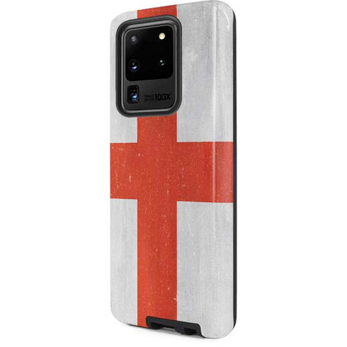 England Flag Distressed Galaxy S20 Ultra 5G Pro Case