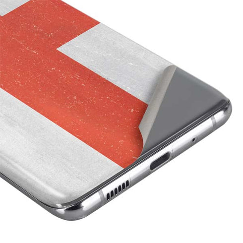 England Flag Distressed Galaxy S20 Ultra 5G Skin
