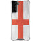 England Flag Distressed Galaxy S21 FE Clear Case