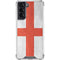 England Flag Distressed Galaxy S22 Clear Case