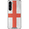 England Flag Distressed Galaxy S23 Clear Case