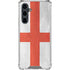 England Flag Distressed Galaxy S23 FE Clear Case