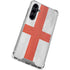 England Flag Distressed Galaxy S23 FE Clear Case