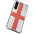 England Flag Distressed Galaxy S23 Plus Clear Case