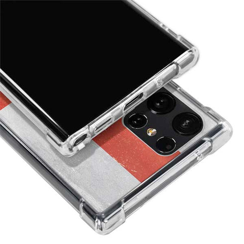 England Flag Distressed Galaxy S24 Ultra Clear Case