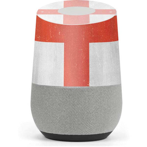 England Flag Distressed Google Home Skin