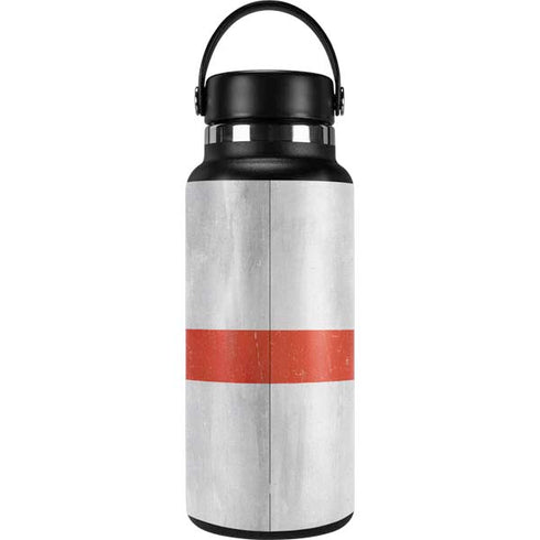 England Flag Distressed Hydro Flask 32oz Wide Mouth Skin