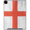 England Flag Distressed iPad Pro 12.9in (2020) Clear Case