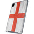 England Flag Distressed iPad Pro 12.9in (2020) Clear Case