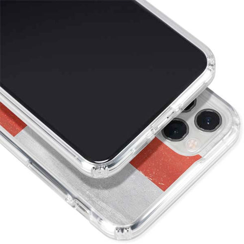 England Flag Distressed iPhone 11 Pro Clear Case