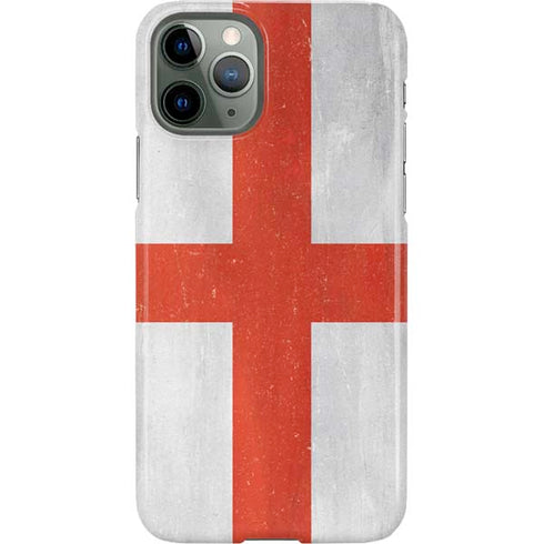 England Flag Distressed iPhone 11 Pro Lite Case