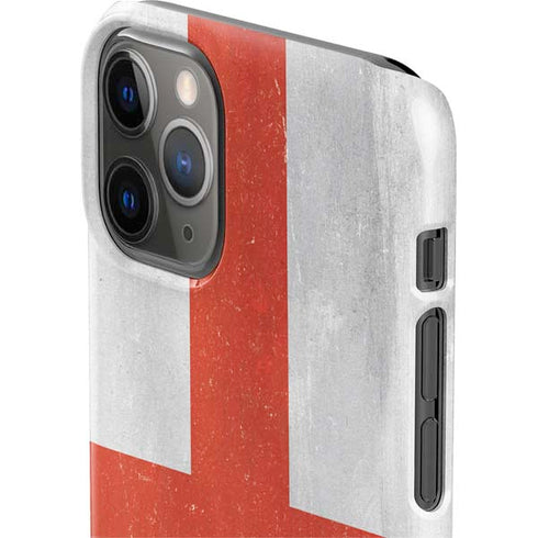England Flag Distressed iPhone 11 Pro Lite Case