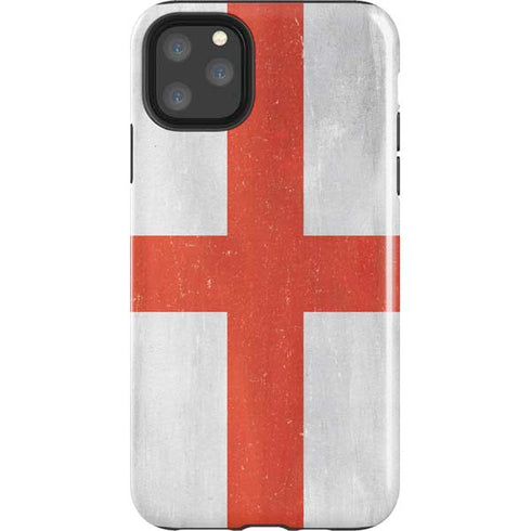 England Flag Distressed iPhone 11 Pro Max Impact Case