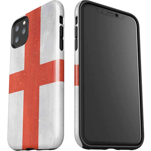 England Flag Distressed iPhone 11 Pro Max Impact Case