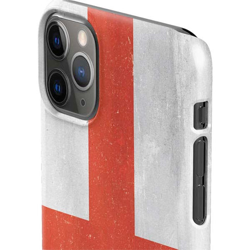 England Flag Distressed iPhone 11 Pro Max Lite Case